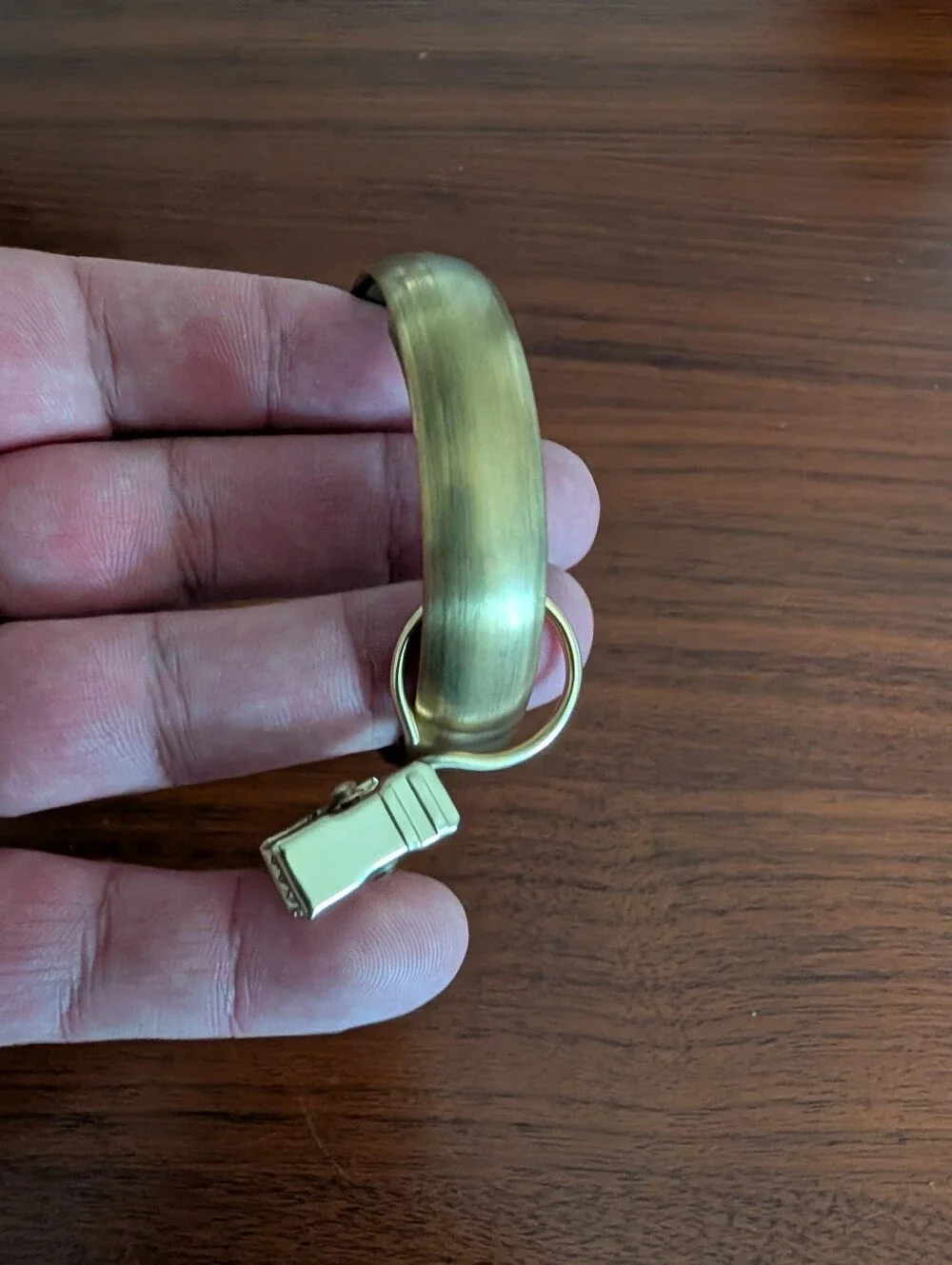 Restoration Hardware Estate Clip Rings Brass 7 Fits 1.5